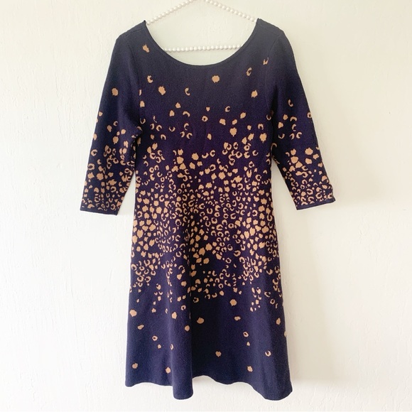 Anthropologie Maeve Leopard Sweater Dress - Picture 6 of 13
